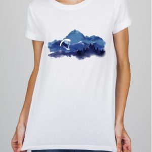 T-Shirt Blue Mountain ParaglidingGirls LifeStyle