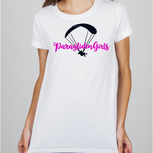 T-Shirt Pink Letter ParaglidingGirls LifeStyle