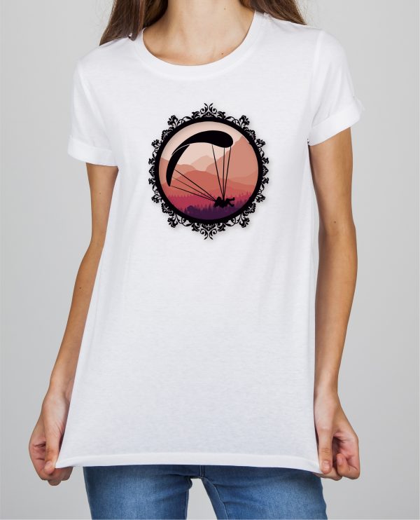 T-Shirt Stylish ParaglidingGirls LifeStyle